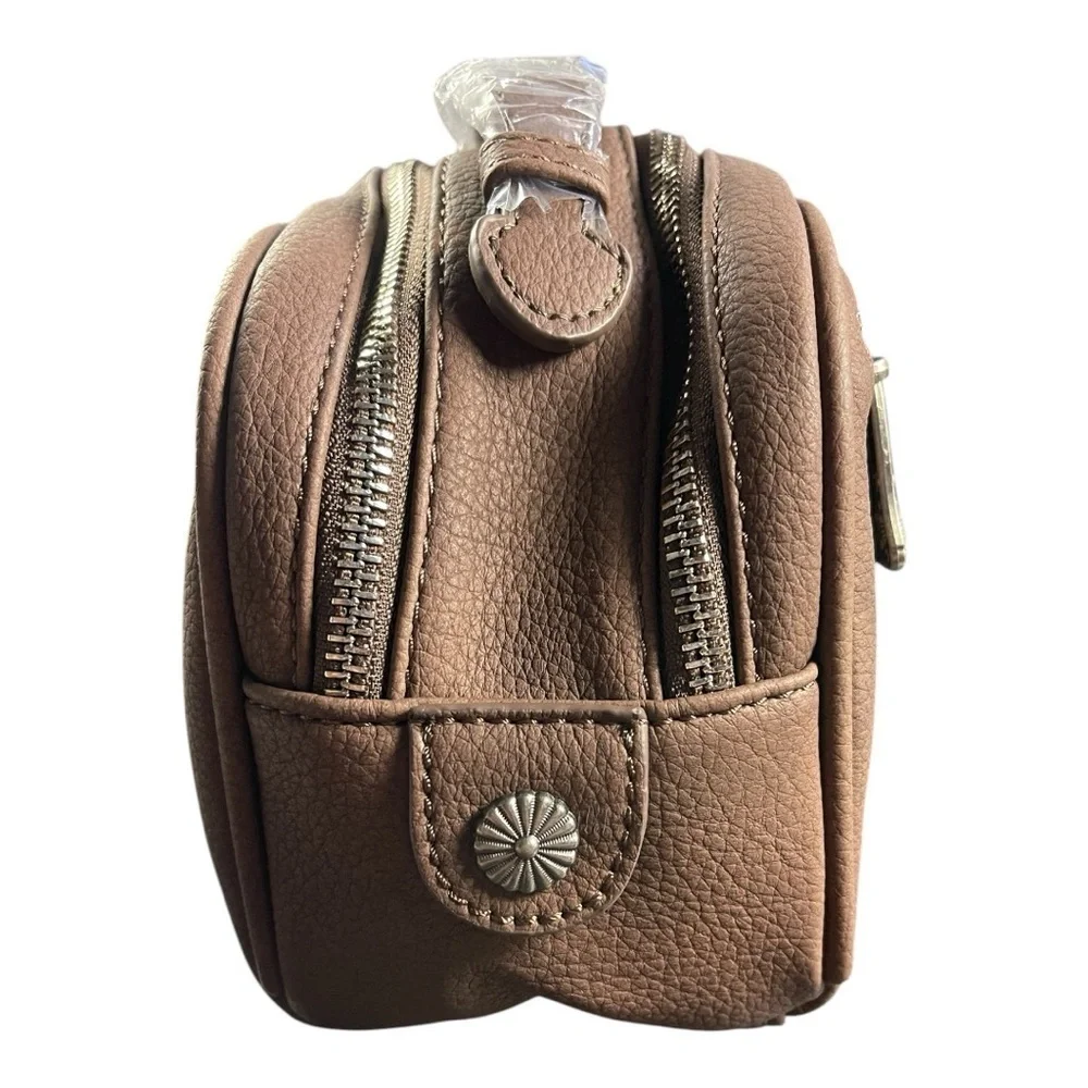 Chic Western-Style Brown Bag - Brand New!